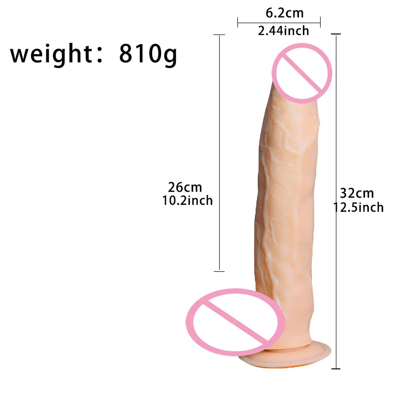 Female Giant Masturbator - XL Suction Cup Dildo