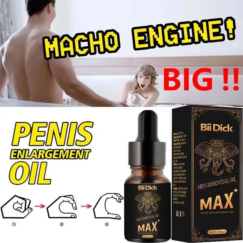 Big Penis Enlargement Oil - Growth, Erection, and Delay Enhancer