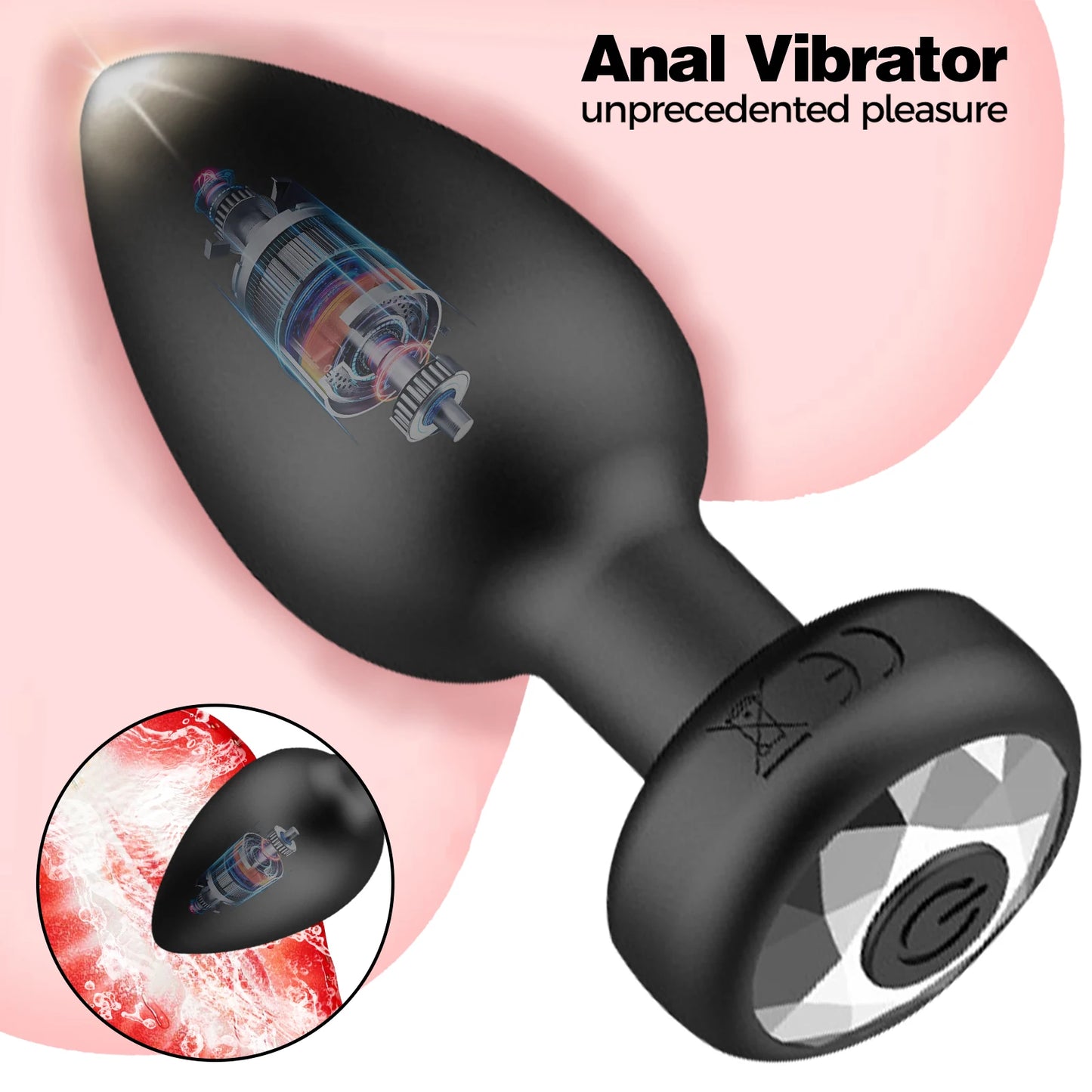 Wireless Anal Plug Vibrator - 10 Mode Prostate Massager