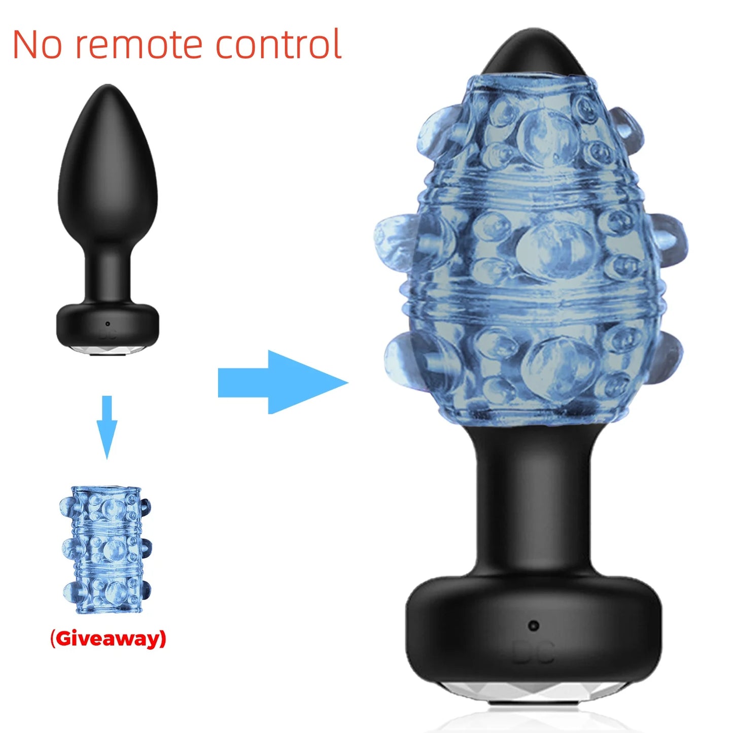 Wireless Anal Plug Vibrator - 10 Mode Prostate Massager